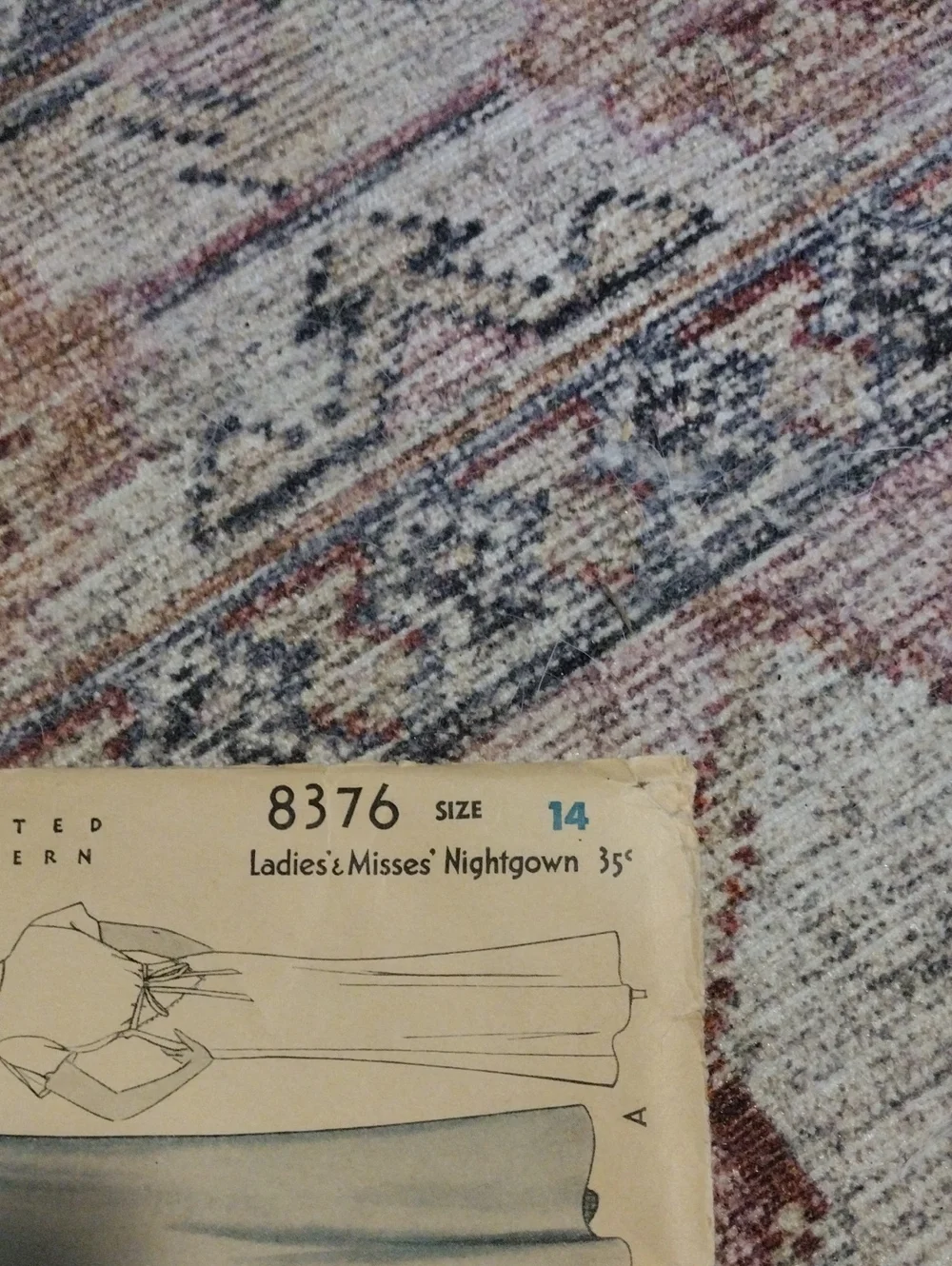 McCall Vintage Nightdress Sewing Pattern - Picture 4 of 4